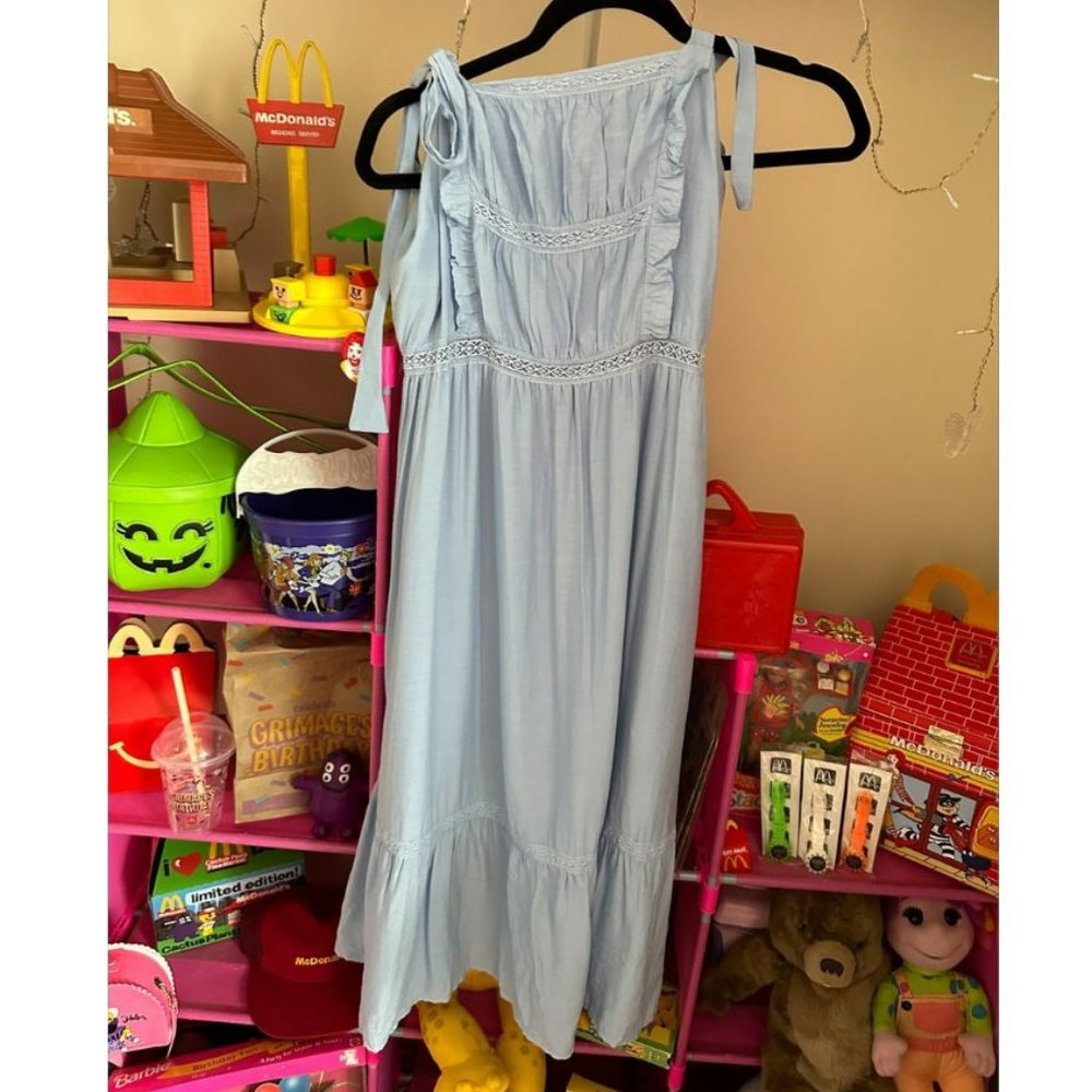 GILLI TIE‎ STRAP MIDI DRESS- SIZE M